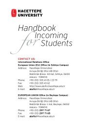Handbook - AB Ofisi - Hacettepe Ãniversitesi