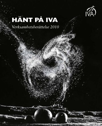 VerksamhetsberÃ¤ttelse 2010 - IVA