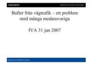 Tor Kihlman om vÃ¤gbuller - IVA