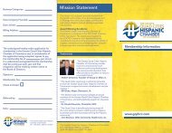 Greater Quad Cities Hispanic Chamber of Commerce Brochure