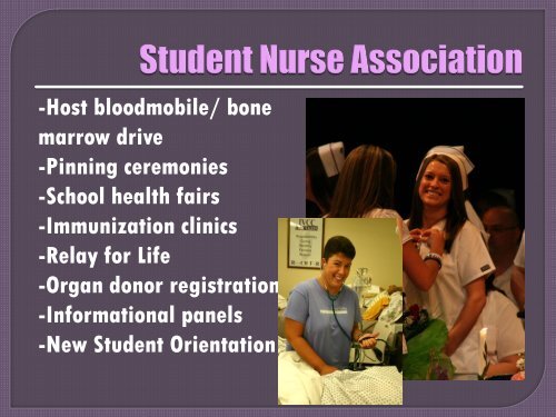 Student Nurses Association - IVCC