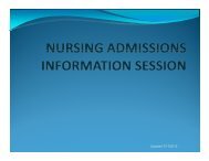 Nursing Admission PowerPoint (PDF) - IVCC