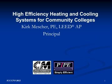 High Efficiency Heating and Cooling Systems for Community ... - IVCC