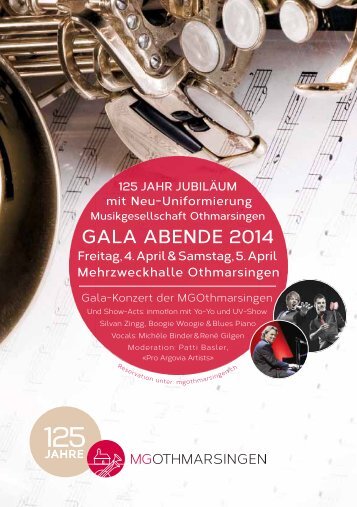 Musikgesellschaft Othmarsingen GALA ABENDE 2014