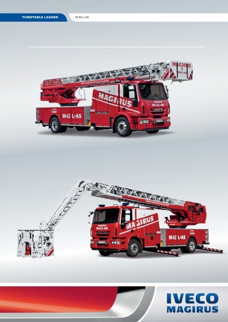 M 42 L-AS TURNTABLE LADDER - IVECO MAGIRUS