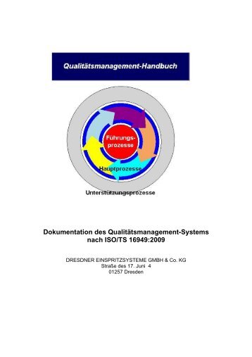 Qualitätsmanagement-Handbuch - Dresdner Einspritzsysteme ...