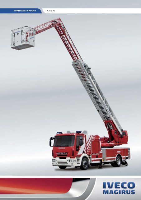 M 32 L-AS TURNTABLE LADDER - IVECO MAGIRUS