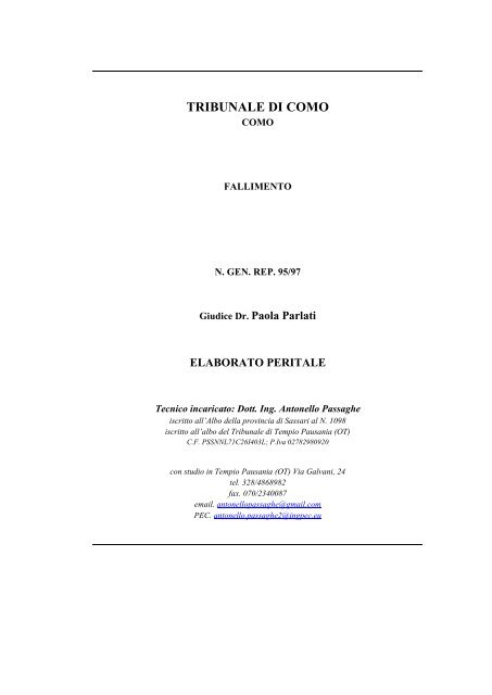 TRIBUNALE DI COMO - Asta Giudiziaria