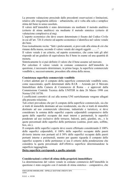 bipielle gestione credito spa - IVG Tempio Pausania