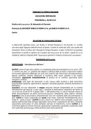 TRIBUNALE DI TEMPIO PAUSANIA ESECUZIONE IMMOBILARE ...