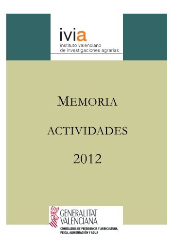 MEMORIA 2012-2 - IVIA