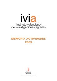 MEMORIA ACTIVIDADES 2009 - IVIA