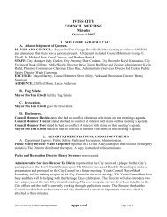 Approved IVINS CITY COUNCIL MEETING Minutes - the City of Ivins!