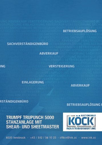 Download Datenblatt als .pdf - Auktionshaus KÃ¶ck