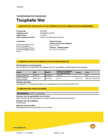 Tixophalte Wet - Den Braven