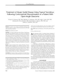 Treatment of Atopic Eyelid Disease Using Topical Tacrolimus ...