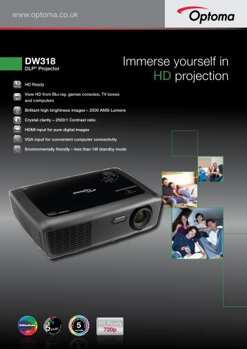 Optoma DW318 Brochure