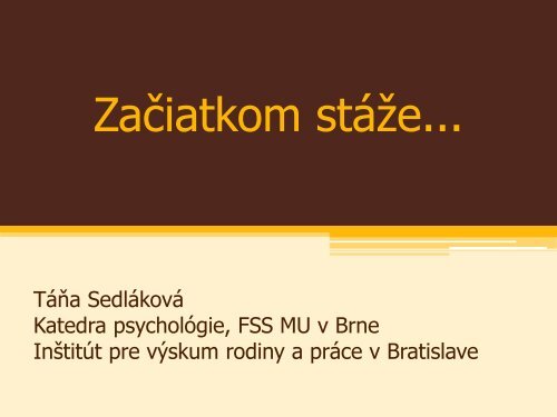 OsamelosÅ¥ a samota - InÅ¡titÃºt pre vÃ½skum prÃ¡ce a rodiny