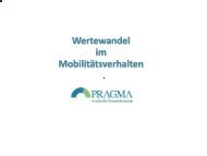 Wertewandel im Mobilitätsverhalten Reiner App - IVU Forschen ...