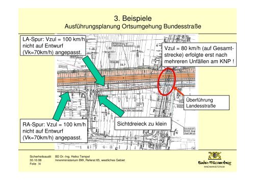 Sicherheitsaudit von Planungen für Bundesfern- und Landesstraßen ...