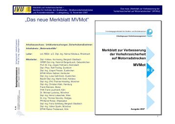 „Das neue Merkblatt MVMot“