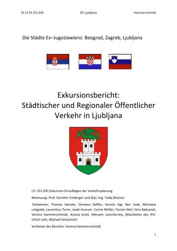 Städtischer und Regionaler Öffentlicher Verkehr in Ljubljana