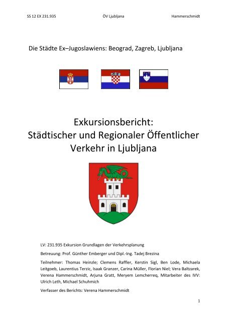 Städtischer und Regionaler Öffentlicher Verkehr in Ljubljana