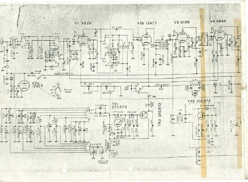 Yaesu - FR-50B Circuit diagram - IW2NMX