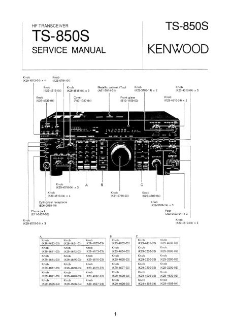 Kenwood TS-850S service manual - IW2NMX