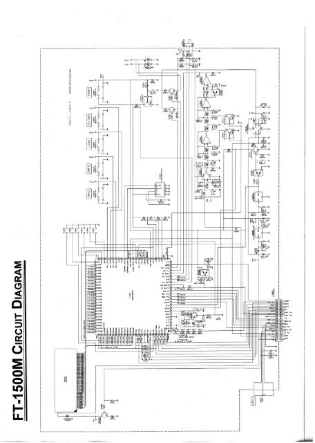 Yaesu - FT-1500M Circuit diagram - IW2NMX