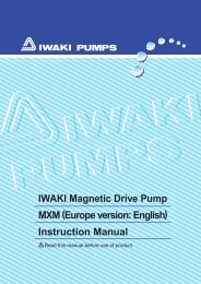 IWAKI Magnetic Drive Pump MXM (Europe version: English ...