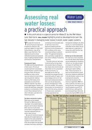 Water Loss - IWA Publishing