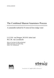 The Combined Sharon/Anammox Process: A ... - IWA Publishing