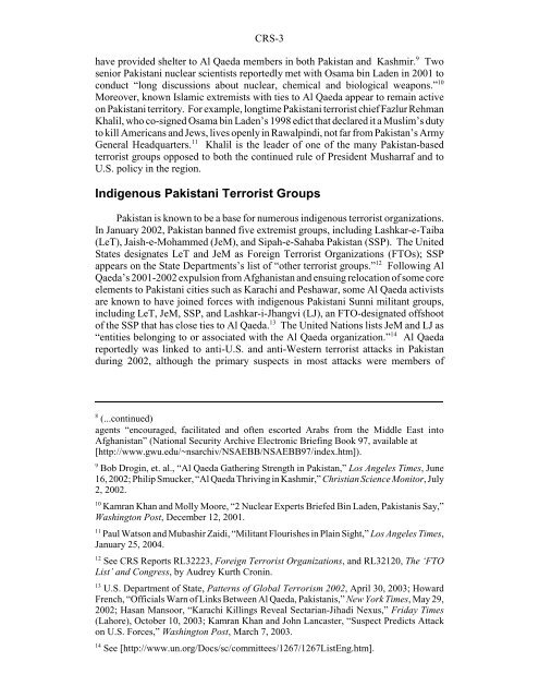 Terrorism in South Asia - University of Maryland School of Law