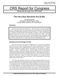 The Iran-Libya Sanctions Act (ILSA) - Pars Times