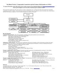 Freedom of Information Act - IWCC