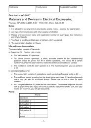 Materials and Devices in Electrical Engineering