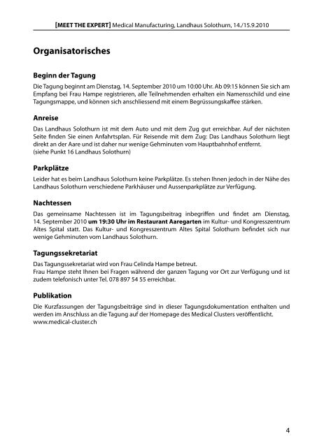 Tagungsdokumentation - IWF - ETH ZÃ¼rich