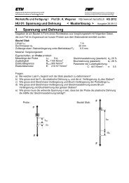 1 Spannung und Dehnung - IWF