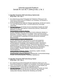 Anforderungsprofil Praktikum GemÃ¤Ã RV vom 06.11 ... - IHK Koblenz