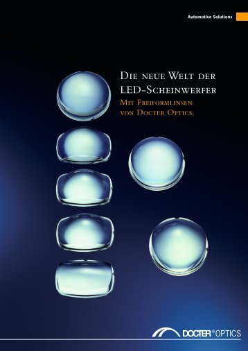 Die neue Welt der Led-Scheinwerfer / Broschüre - Docter® Optics