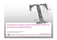 Die Deutsche Telekom setzt auf Vielfalt der Talente bei der ... - IW