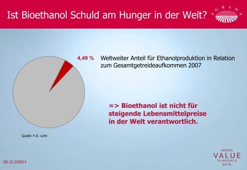 Bioethanol ist nicht für steigende ... - IWO-Österreich