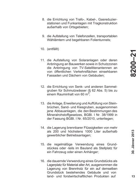 NÖ BAUORDNUNG 1996 - RIS