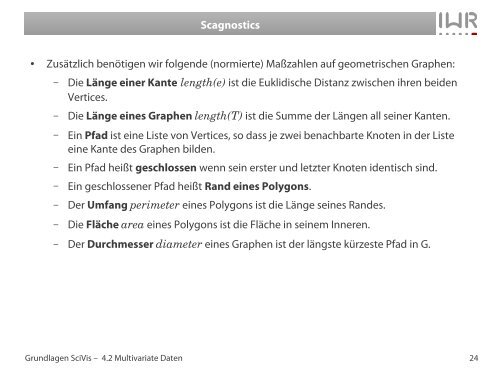 Scagnostics - IWR