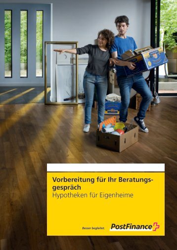 Vorbereitung Beratungsgespräch (PDF) - Postfinance