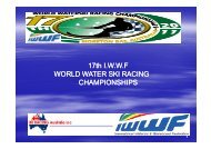 Racing Bulletin #1 - International Water Ski Federation