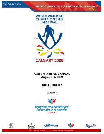 BULLETIN #2 - International Water Ski Federation