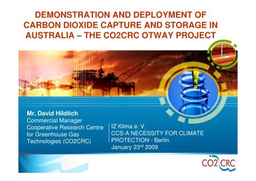 CO2CRC Otway Project - IZ Klima