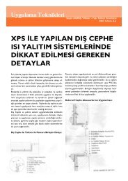 XPS ile YapÄ±lan DÄ±Å Cephe IsÄ± YalÄ±tÄ±m Sistemlerinde Dikkat ... - Ä°zoder